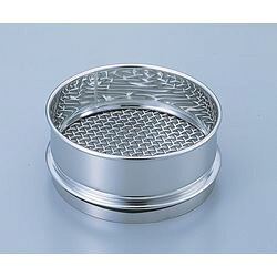 サンポー ステンレスふるい(電解研磨済) φ400×100mm 2.00mm (1個)(4589553299285) 取り寄せ商品|ナノズ 店