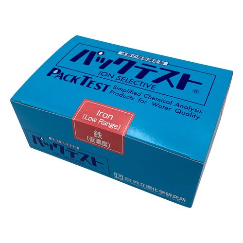 共立理化学研究所 パックテスト （簡易水質検査器具） 鉄 WAK-Fe (1箱(5本×10袋入り)) 取り寄せ商品