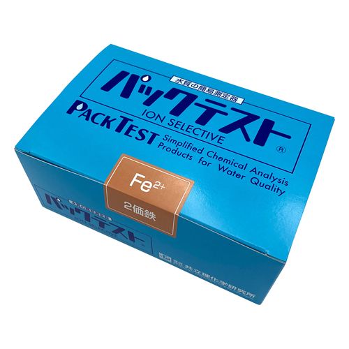 共立理化学研究所 パックテスト （簡易水質検査器具） 2価鉄 WAK-Fe2+ (1箱(5本×10袋入り)) 取り寄せ商品