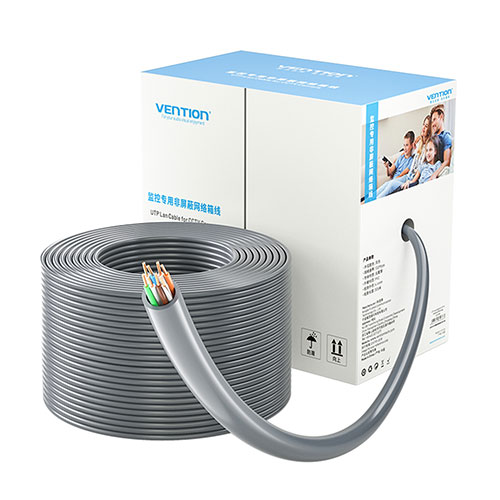 ＶＥＮＴＩＯＮ VENTION 業務用 UTP LANケーブル 305M巻き グレー(IJ-9910) 取り寄せ商品