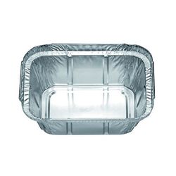 アルミコンテナ(角型) 250mL 100個入 3101240 (1箱(100個入り)) 取り寄せ商品|ナノズ 店