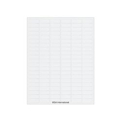 GA International 透明リムーバブル低温ラベル（レーザープリンタータイプ） 126ラベル×16シ(TRCL-23) 取り寄せ商品