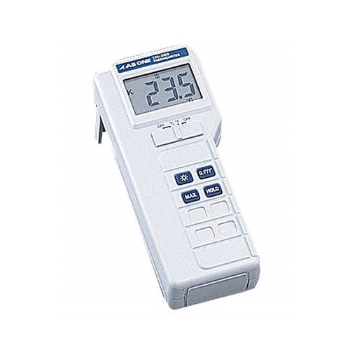 アズワン デジタル温度計　1ch　校正証明書付 (1台)(TM-300) 取り寄せ商品