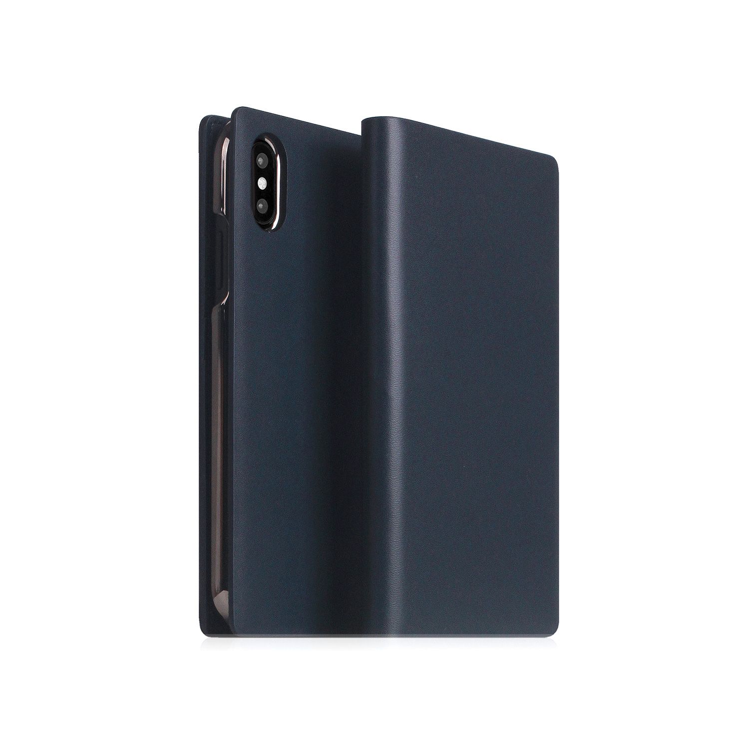 ＳＬＧ Ｄｅｓｉｇｎ iPhone XS Max Calf Skin Leather Diary 米国海軍(SD13741i65) 仕入先店卸し資産品
