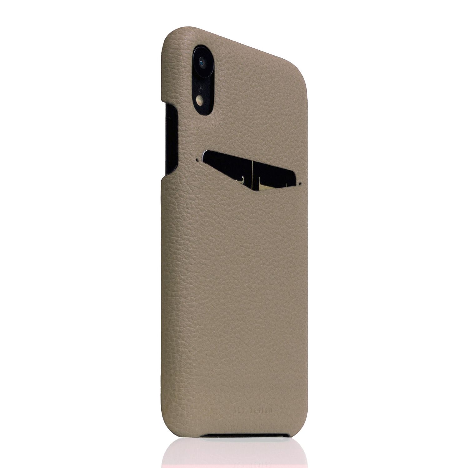 ＳＬＧ Ｄｅｓｉｇｎ iPhone XR D8 Full Grain Leather Back Case Caramel Cream(SD15461i61) 仕入先在庫品