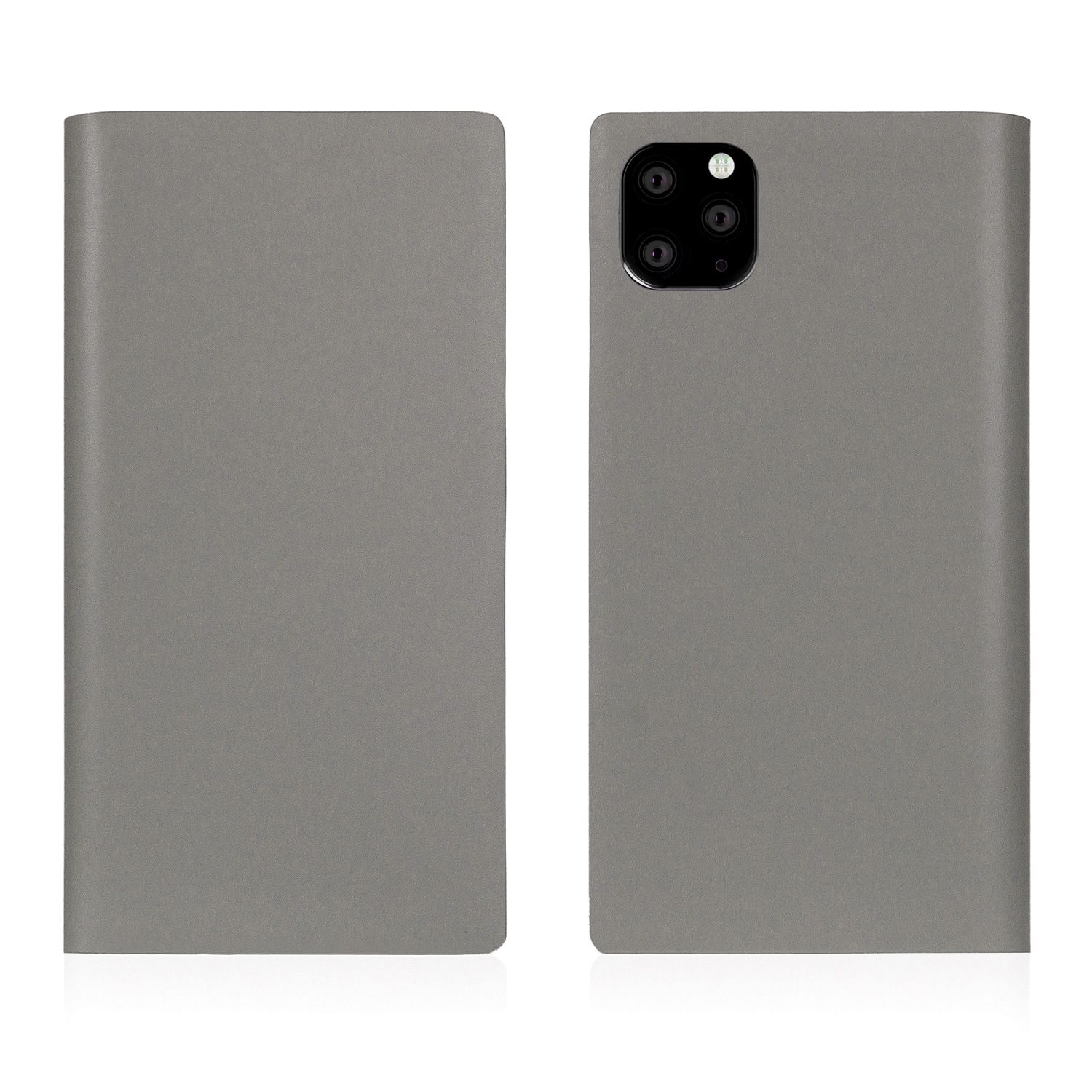 ＳＬＧ Ｄｅｓｉｇｎ iPhone 11 Pro Max Calf Skin Leather Diary グレー(SD17963i65R) 仕入先在庫品