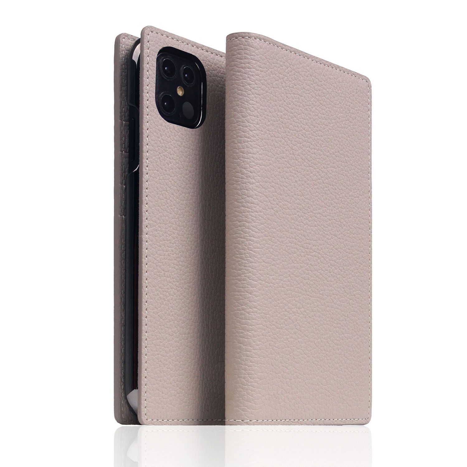 SLG Design iPhone 12 Pro Max Full Grain Leather Case ライトクリーム(SD19751i12PM) 仕入先在庫品