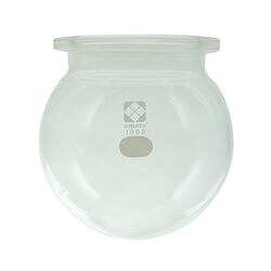 柴田科学 セパラブルフラスコ丸形（平面摺合タイプ）　1000mL (1個)(005660-1000) 取り寄せ商品｜ナノズ　店