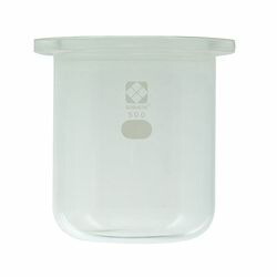 柴田科学 セパラブルフラスコ（平面摺合タイプ） 500mL φ94mm 筒形 005670-500 (1個 取り寄せ商品