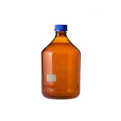 DWK Life Sciences ねじ口瓶丸型茶褐色（デュラン（R）・017210） 3500mL (1本)(4589988600564) 取り寄せ商いもの