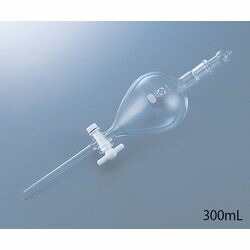柴田科学 SPC分液丸型ロート PTFEコック付 1000mL (1個)(031230-1000) 取り寄せ商品