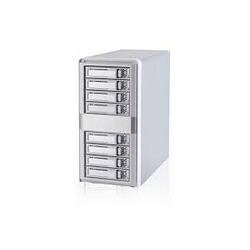 ＡＲＥＣＡ SATA II HDD8台積み上げる能力のある 12Gb/s 外付型マルチ降雨BOX しろがね色(ARC-4038ML) 取り寄せ商いもの