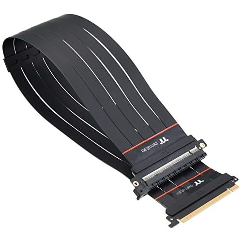 Thermaltake PCI Express Extender Cable PCI-E4.0（600粍)(AC-059-CO1OTN-C1) 準拠集団店卸し資産\u003d△