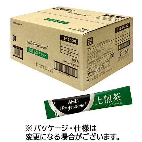 味の素ＡＧＦ プロフェッショナル 上煎茶スティック 1箱(500本)(4901111195660) 目安在庫=○｜ナノズ　店 10,049円