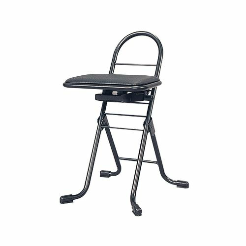 プロワークチェアー　黒　440×420×650mm (1台)(PW-200S) 取り寄せ商品