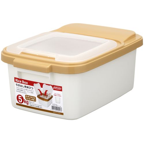岩崎工業 米びつ続きもの 抽き出し用米びつ5kg PA 1容れもの(6個×4小箱入)(68-4073-68) 取り寄せ商いもの