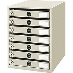 コクヨ KOKUYO LC-K7M 錠付きレターケース7段 取り寄せ商品