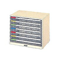 レターケース　410×295×340mm (1台)(B4-W7P) 取り寄せ商品
