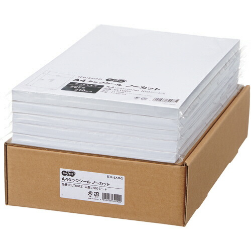 TPS A4タック判子 御役目用 ノーカット 1箱(500腰かけ:100腰かけ×5冊)(ELT001Z) 引き合い店卸し資産\u003d○