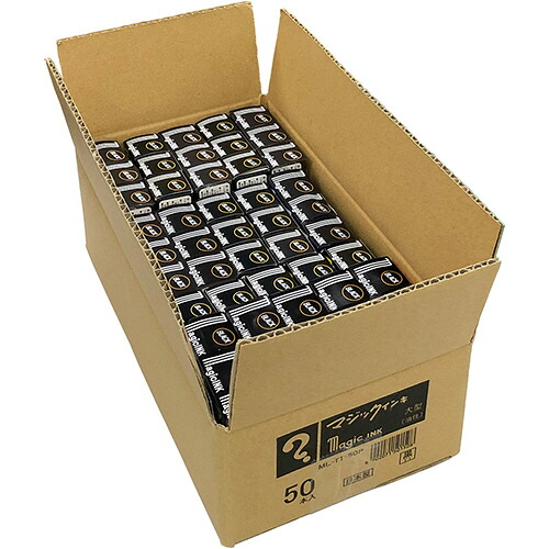 寺西化学 油性マーカー マジックインキ 大型 黒 1パック(50本)(ML-T1-50P) 取り寄せ商品