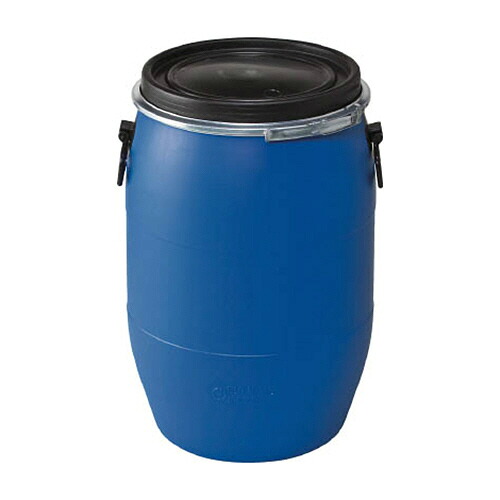 コダマ樹脂工業 パワードラムオープンタイプ 60L 1個(POM-60) 取り寄せ商品