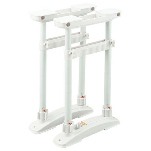 積水樹脂 家具転倒防止用圧着Wポール Lサイズ ホワイト 1セット(2本)(KBW-LMW) 取り寄せ商品