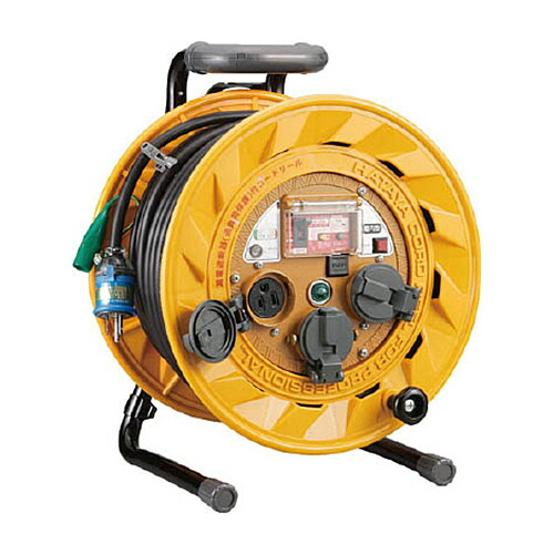 ハタヤリミテッド サーモカット&アースチェックリール(単相100V) 30m 1台(TBR-301KG) 取り寄せ商品