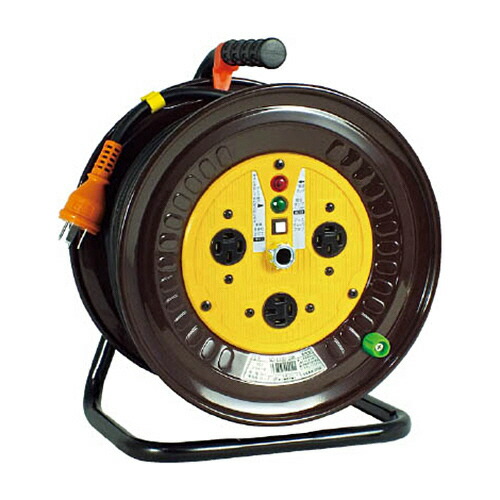 日動工業 電工ドラム(三相200V) 30m アース付 1台(ND-E330-20A) 取り寄せ商品