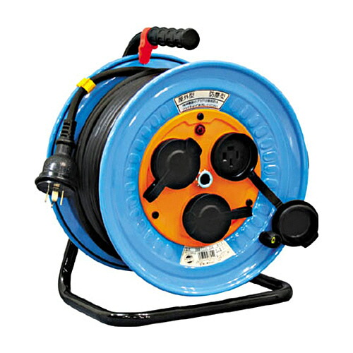 日動工業 防雨型電工ドラム(三相200V) 30m 1台(DNW-E330-20A) 取り寄せ商品