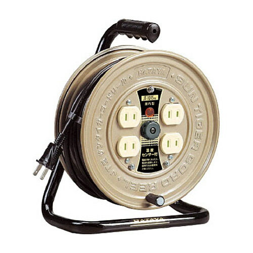 ハタヤリミテッド 温度センサー付コードリール 単相100V10m 1台(JT101S) 取り寄せ商品