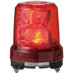 パトライト 強耐振大型力強さLED回転させる灯 赤 RLR-M1-P-R 取り寄せ商いもの