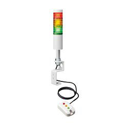 パトライト スイッチボックス付積層信号灯 Φ50 HSST-3M2J-RYG 取り寄せ商品