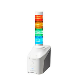 パトライト 音声対応ネットワーク制御信号灯 直径40mm4段赤黄緑青ACアダプタ付属(NHV4-4-RYGB) 取り寄せ商品