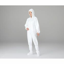 アゼアス デュポンタイベック製 クリーンパック 7680 （続服・シューズカバーセット(7680-LL) 目安在庫\u003d○