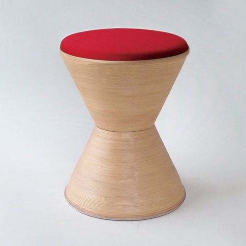 BUNACO ブナコ Ｓｔｏｏｌ 色(ライトブラウン×布レッド)(IB-S158) 特産品 27,145円
