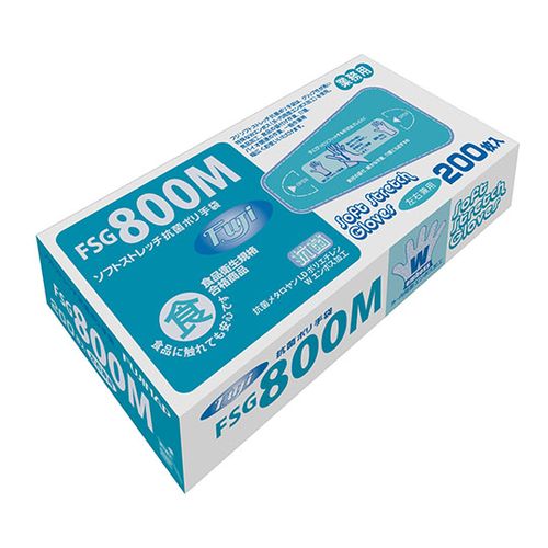 尚美堂 フジソフトストレッチ抗菌手袋 M 1箱（200枚入） 691500(4942015069152) 取り寄せ商品