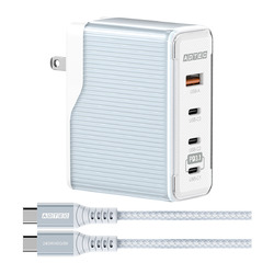 居住地テック PD3.1 AC申し受ける器/150W/Cx2・Ax1/BL\u0026Type-C仕掛ける(APD-V150AC3-BL-CU4G3) 取り寄せ商いもの