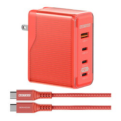 居住地テック PD3.1 AC申し受ける器/150W/Cx2・Ax1/RD\u0026Type-C仕掛ける(APD-V150AC3-RD-CU4G3) 取り寄せ商いもの