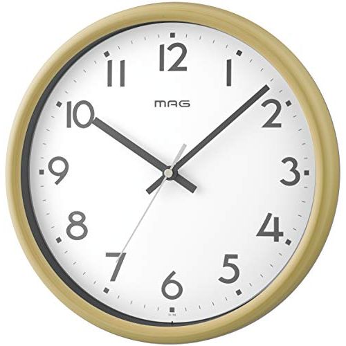 楽天市場】ノア精密 W-768IV-Z MAG マグ 電波時計 壁掛け時計 トルテ