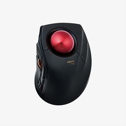 エレコム ELECOM トラックボールマウス 人差指 8ボタン 有線 無線 Bluetooth ブラック(M-DPT1MRBK) メーカー在庫品