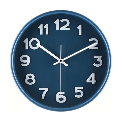 不二貿易 掛時計 スピカ2 Φ30 ブルー 1セット(3個入) 28107(69-1894-32) 取り寄せ商品