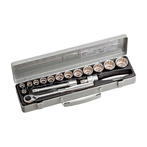 TONE ソケットレンチセット 差込角12.7mm 1セット(17点)(760M) 取り寄せ商品