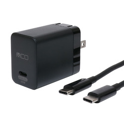ＭＣＯ USB PD対応 GaN USB-ACアダプタ(IPA-CS03/BK) 取り寄せ商品