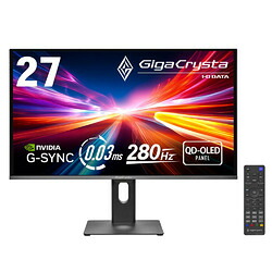 アイ・オー・データ機器 QD-OLED 27型ゲーミングモニター(LCD-GDQ271UEL) 取り寄せ商品