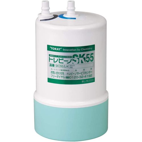 東レ TORAY トレビーノ アンダーシンク型浄水器用交換カートリッジ SK55鉛高除去タイプ(SKC-55EJ-K) 取り寄せ商品｜ナノズ　店