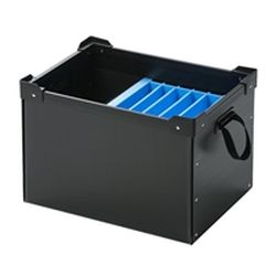 サンワサプライ SANWA SUPPLY プラダン製タブレット・ノートパソコン収納ケース(6台用) PD-BOX3BK メーカー在庫品|ナノズ 店