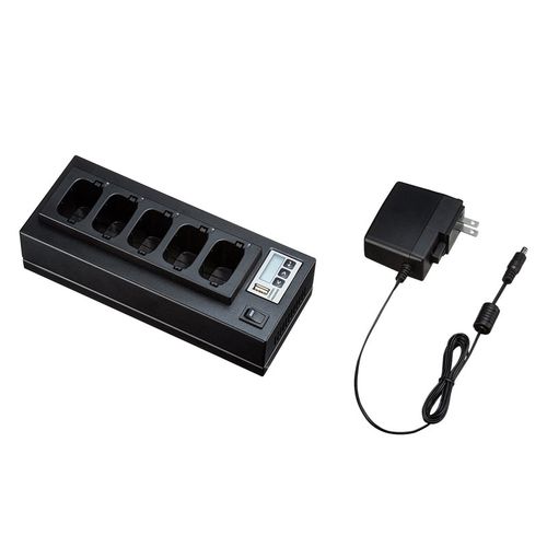 【P5S】サンワサプライ MM-WGS2-CL5 無線電話御引き回し用申し受ける器(5台用)(MM-WGS2-CL5) 製造業者店卸し資産品