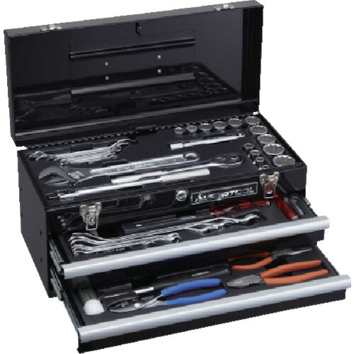 スーパーツール スーパー プロ用デラックス工具 52点セット(2段引き出し) 1セット(S7000DS) 取り寄せ商品