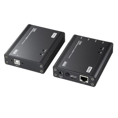【P5S】サンワサプライ USB2.0エクステンダー（100m取りひろげる、4界面）(USB-EXSET4) 製造業者店卸し資産品