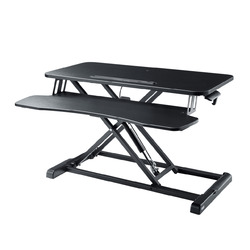 【P5S】サンワサプライ MR-ERGST5BK エルゴノミクスリフトアップデスク(MR-ERGST5BK) メーカー在庫品
